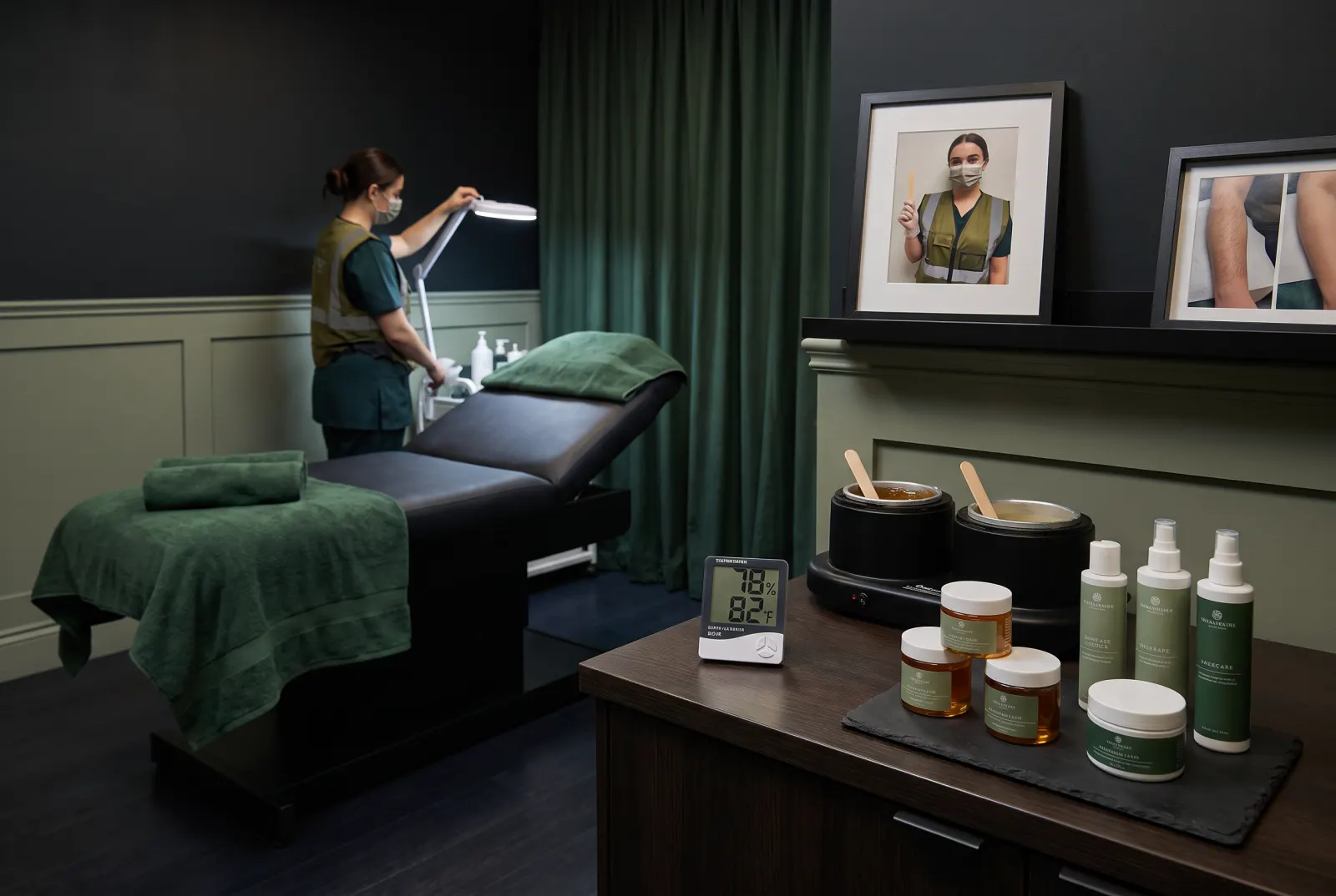 Professional waxing Cedar Rapids treatment room summer humidity preparation